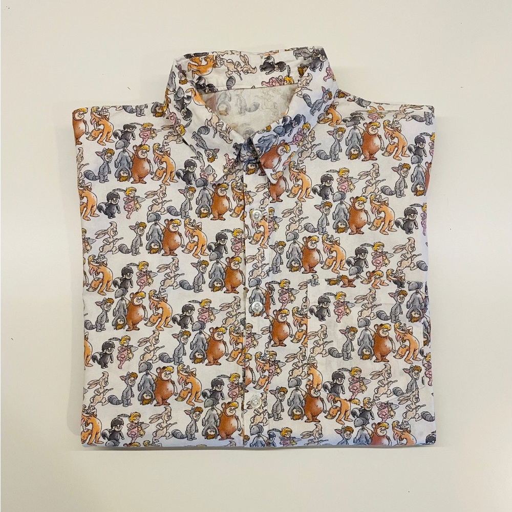Peter Pan’s Lost Boys Mens Size Large Button Up